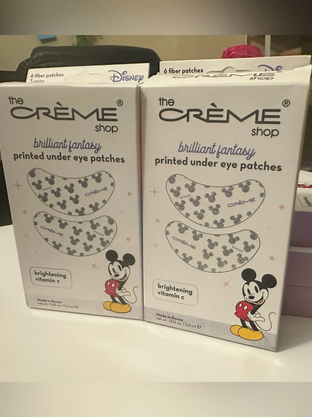 ONE (1) Box of Disney Brilliant Fantasy x The Creme Shop Eye Patches